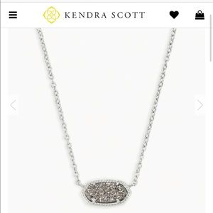 Kendra Scott Elisa Silver Pendant Necklace